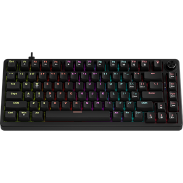 MARVO Arma 82 vezetékes gaming billentyűzet - Fekete - US /TNT Peach linear/