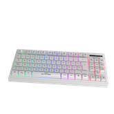 MARVO Loot 30 billentyűzet+egér+egérpad combo - Fehér - UK /Membrán/