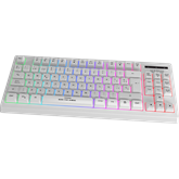 MARVO Loot 30 billentyűzet+egér+egérpad combo - Fehér - UK /Membrán/