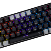 White Shark GK-002123V2-B-G/BL-HU WAKIZASHI-2 vezetékes mechanikus gamer billentyűzet - fekete/szürke - HU /kék/
