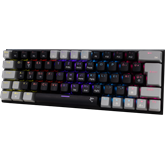 White Shark GK-002123V2-B-G/BL-HU WAKIZASHI-2 vezetékes mechanikus gamer billentyűzet - fekete/szürke - HU /kék/