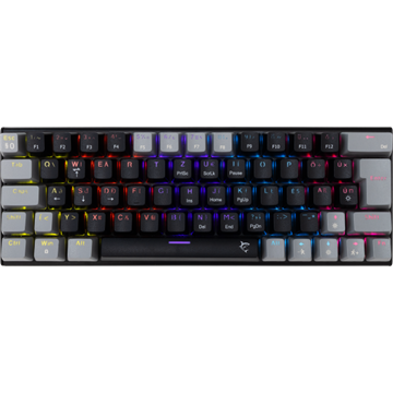 White Shark GK-002123V2-B-G/BL-HU WAKIZASHI-2 vezetékes mechanikus gamer billentyűzet - fekete/szürke - HU /kék/