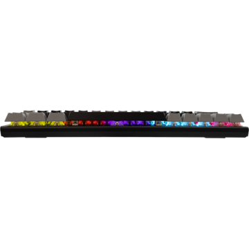 White Shark GK-002123V2-B-G/BL-HU WAKIZASHI-2 vezetékes mechanikus gamer billentyűzet - fekete/szürke - HU /kék/