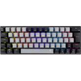 BILL White Shark GK-002723V2-G-B/BL-HU WAKIZASHI-2 vezetékes mechanikus gamer billentyűzet - szürke/fekete - HU /kék/