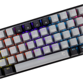 White Shark GK-002723V2-G-B/BL-HU WAKIZASHI-2 vezetékes mechanikus gamer billentyűzet - szürke/fekete - HU /kék/