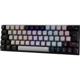 White Shark GK-002723V2-G-B/BL-HU WAKIZASHI-2 vezetékes mechanikus gamer billentyűzet - szürke/fekete - HU /kék/