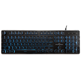 BILL White Shark GK-003141B-US TACHI vezetékes membrán gamer billentyűzet - fekete - US