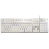 BILL White Shark GK-003241W-US TACHI vezetékes membrán gamer billentyűzet - fehér - US