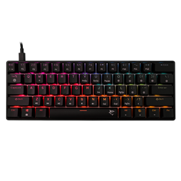 White Shark GK-004111B/R-US SHINOBI-2 vezetékes mechanikus gamer billentyűzet - fekete - US