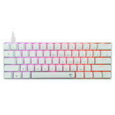 BILL White Shark GK-004211W/R-US SHINOBI-2 vezetékes mechanikus gamer billentyűzet - fehér - US