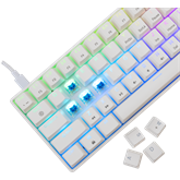 White Shark GK-004223W/BL-HU SHINOBI-2 vezetékes mechanikus gamer billentyűzet - fehér - HU /kék/