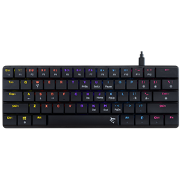 White Shark GK-006131-B/BR-US NAGAMAKI vezetékes mechanikus (Brown switch) gamer billentyűzet - fekete - US