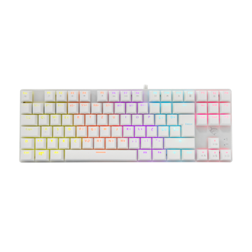 White Shark GK-2106W/BL-HU COMMANDOS mechanikus (Blue switch) gamer billentyűzet - HU layout