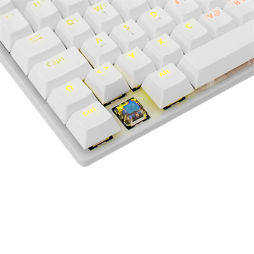 White Shark GK-2106W/BL-HU COMMANDOS mechanikus (Blue switch) gamer billentyűzet - HU layout