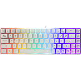 White Shark GK-2201W-HU RONIN vezetékes membrán gamer billentyűzet - fehér - HU