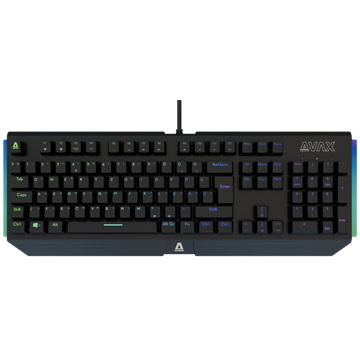 AVAX FS01 Full size mechanikus vezetékes alumínium billentyűzet Outemu piros switch, magyar kiosztás