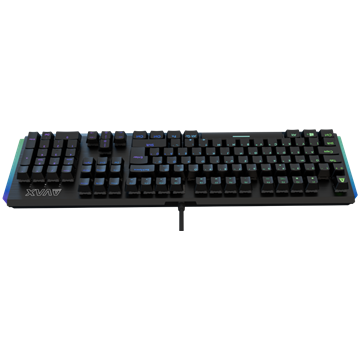 AVAX FS01 Full size mechanikus vezetékes alumínium billentyűzet Outemu piros switch, magyar kiosztás