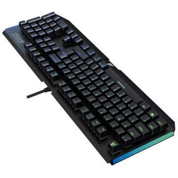 AVAX FS01 Full size mechanikus vezetékes alumínium billentyűzet Outemu piros switch, magyar kiosztás - Dobozsérült