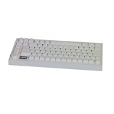 BIL AVAX GM02 PRO Fehér 75% Gasket RGB tri-mode mechanikus billentyűzet Gateron sárga switch, magyar kiosztás