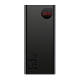 Baseus Adaman Metal gyorstöltő powerbank 20000 mAh, 22.5W, fekete + 3A USB Type-C, 30cm kábel