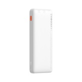 Baseus Airpow gyorstöltő powerbank 10000mAh, 20W, fehér + USB Type-C, 30cm kábel