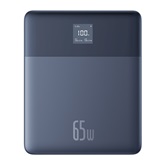 Baseus Blade2 gyorstöltő powerbank 12000mAh, 65W, kék + 100W USB Type-C, 50cm kábel