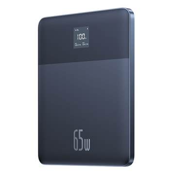 Baseus Blade2 gyorstöltő powerbank 12000mAh, 65W, kék + 100W USB Type-C, 50cm kábel