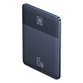 Baseus Blade2 gyorstöltő powerbank 12000mAh, 65W, kék + 100W USB Type-C, 50cm kábel