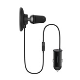 Baseus CW01 Magnetic szellőzőrácsra rögzíthető, vezeték nélküli autós telefon töltő és tartó, fekete