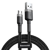 Baseus Cafule USB Type-A – Micro USB, 2A töltőkábel, 3m, szürke/fekete