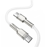 Baseus Cafule USB Type-C, 100W gyorstöltő adatkábel, 1m, fehér