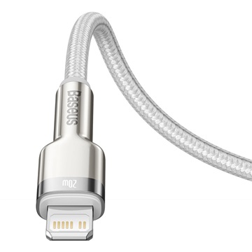 Baseus Cafule USB Type-C – iPhone, 20W gyorstöltő adatkábel, 1m, fehér