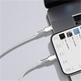 Baseus Cafule USB Type-C – iPhone, 20W gyorstöltő adatkábel, 1m, fehér