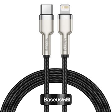 Baseus Cafule USB Type-C – iPhone, 20W gyorstöltő adatkábel, 1m, fekete