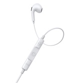Baseus Encok H17 Wired Earphones 3,5 mm jack mikrofonos fülhallgató, fehér