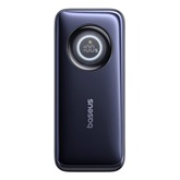 Baseus EnerCore CR11 gyorstöltő powerbank 20000mAh, 67W, beépített USB Type-C automata behúzós kábel, fekete