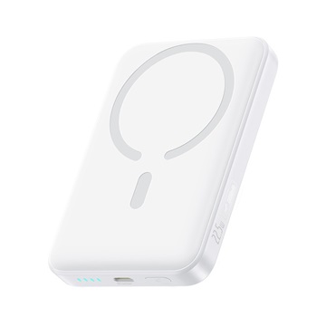 Baseus EnerFill FM11 Magnetic vezeték nélküli gyorstöltő powerbank 10000 mAh, 22.5W, fehér + 60W USB Type-C, 30cm kábel