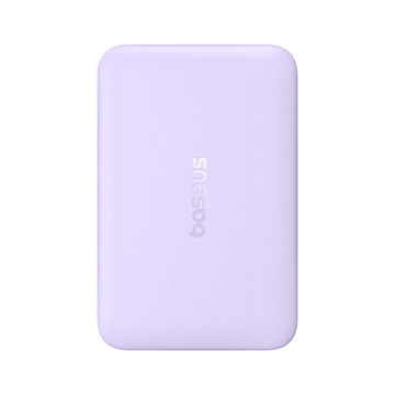 Baseus EnerFill FM11 Magnetic vezeték nélküli gyorstöltő powerbank 10000 mAh, 22.5W, lila + USB Type-C, 30cm kábel