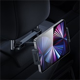Baseus JoyRide Pro fejtámlára rögzithető autós telefon és tablettartó, fekete
