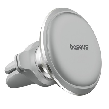 Baseus Magnetic szellőzőrácsra rögzíthető autós telefontartó, ezüst