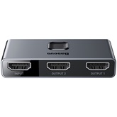Baseus Matrix HDMI elosztó, szürke