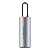 Baseus Metal Gleam 7-Port HUB dokkoló állomás, szürke