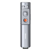 Baseus Orange Dot vezeték nélküli akkumulátoros prezenter és lézer mutató, szürke