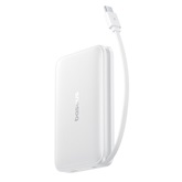 Baseus PicoGo Qi2 Magnetic vezeték nélküli gyorstöltő powerbank 10000 mAh, 27W, fehér