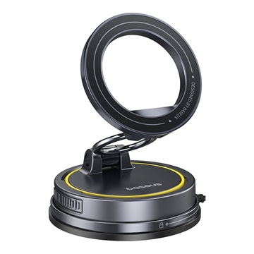 Baseus PrimeTrip VC2 Flex Magnetic szellőzőrácsra, műszerfalra rögzíthető autós telefontartó, fekete