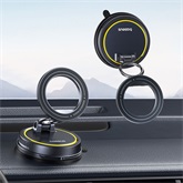 Baseus PrimeTrip VC2 Flex Magnetic szellőzőrácsra, műszerfalra rögzíthető autós telefontartó, fekete