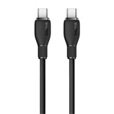 Baseus Pudding USB Type-C, 100W gyorstöltő adatkábel, 1.2m, fekete