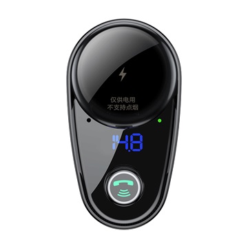 Baseus S-06 FM transzmitter, zenelejátszó, autós töltő, fekete