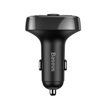Baseus S-09A FM transzmitter, zenelejátszó, autós töltő, fekete