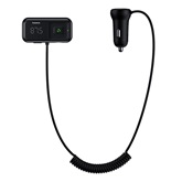 Baseus S-16 FM transzmitter, zenelejátszó, autós töltő, fekete
